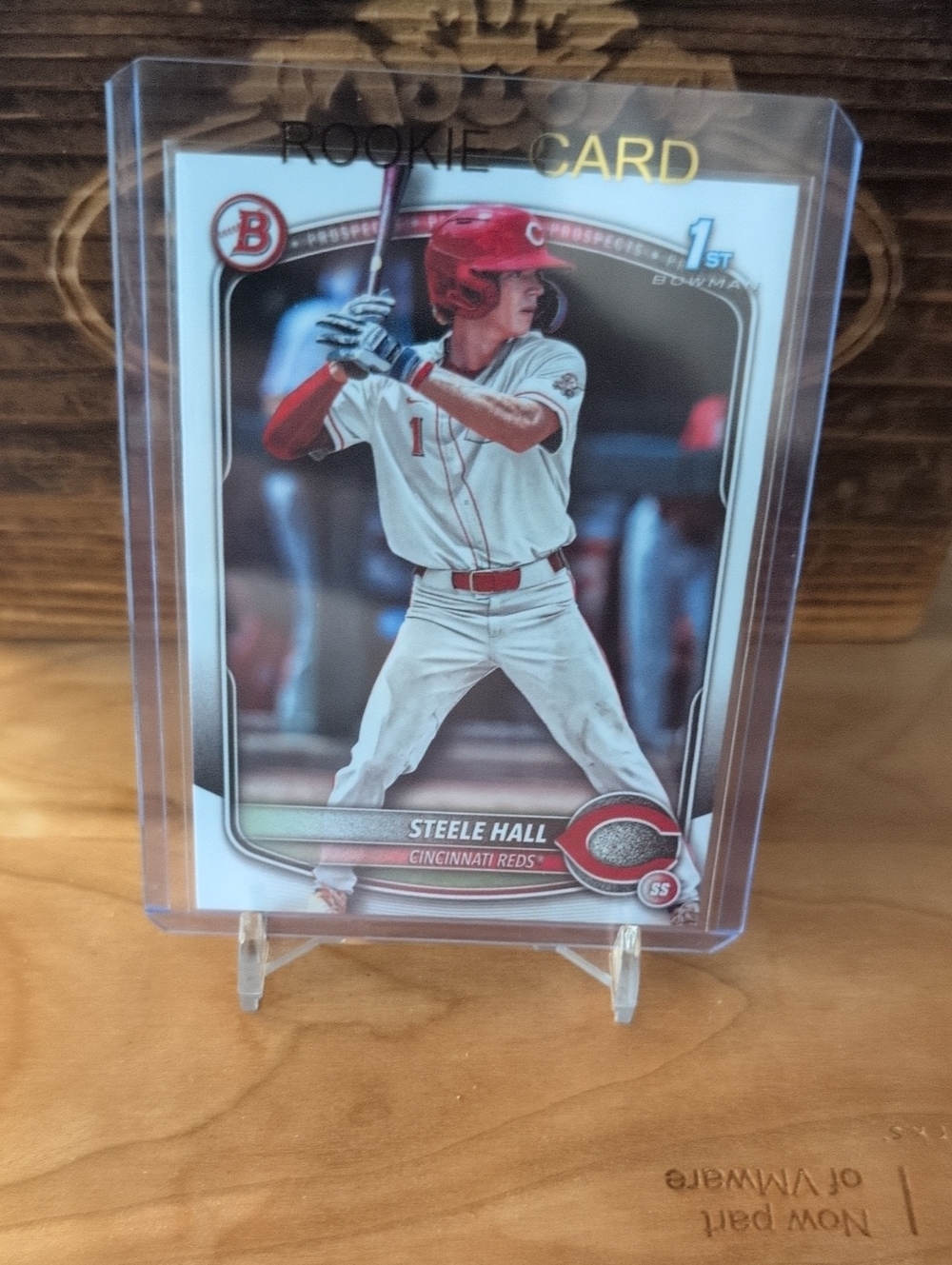 2025 Bowman 1st Steele Hall Rookie Card Reds